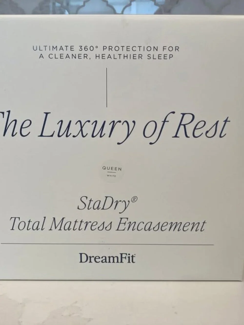 NEW DreamFit Queen Mattress Cover Protector – Waterproof 360° Encasement